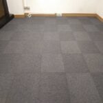 Carpet tiles installation
