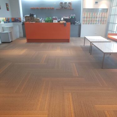 Nylon carpet tiles
