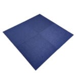 Blue carpet tiles