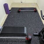 D.I.Y. rubber tile for the gym