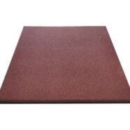 Red rubber crumb tile