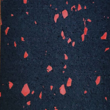 Red สีแดง EPDM rubber in red dot