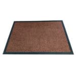 Entrance mat in brown colour