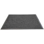 Durable rubber doormat for homes and offices.