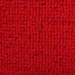 Vibrant red carpet flooring for residential and commercial spaces, ideal for bedrooms and offices.