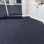Gym flooring installation