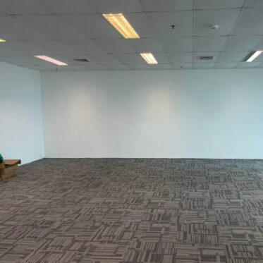 Grey carpet tiles
