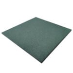 Rubber flooring tile for commercial and residential spaces, including condos and office rooms.