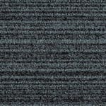 Close-up of durable black textured carpet flooring for residential and office spaces.
