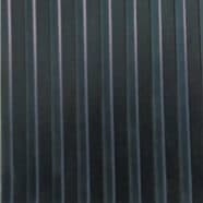Black vinyl flooring with vertical stripes for residential and commercial spaces.
