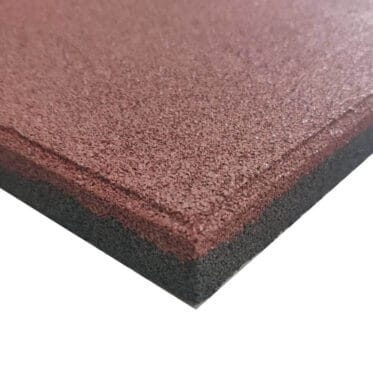Shockproof rubber tile