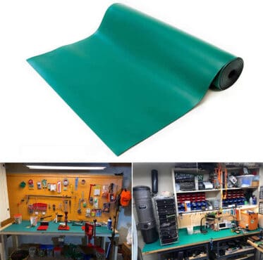 Roll of waterproof flooring material for home and office use.