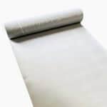 Smooth white flooring material suitable for residential and commercial spaces.