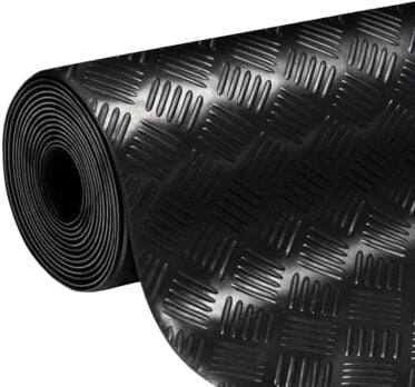 Non-slip rubber flooring roll, ideal for safety in condo and office areas.