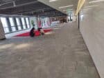 Elegant office building with professional carpet flooring installation services.