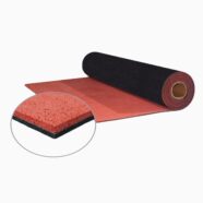Flexible anti-slip rubber flooring roll for residential and commercial use.